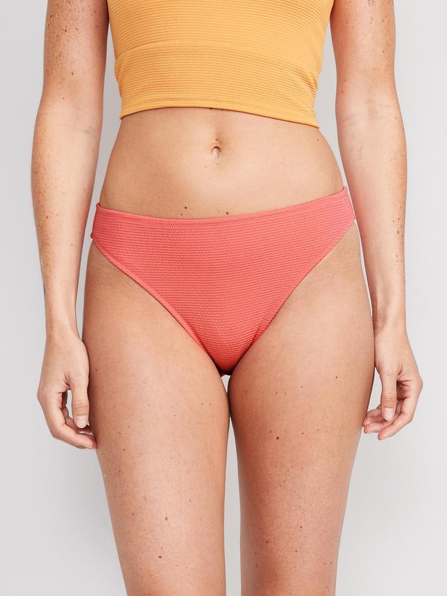 Low-Rise Classic Pucker Bikini Swim Bottoms Product Image