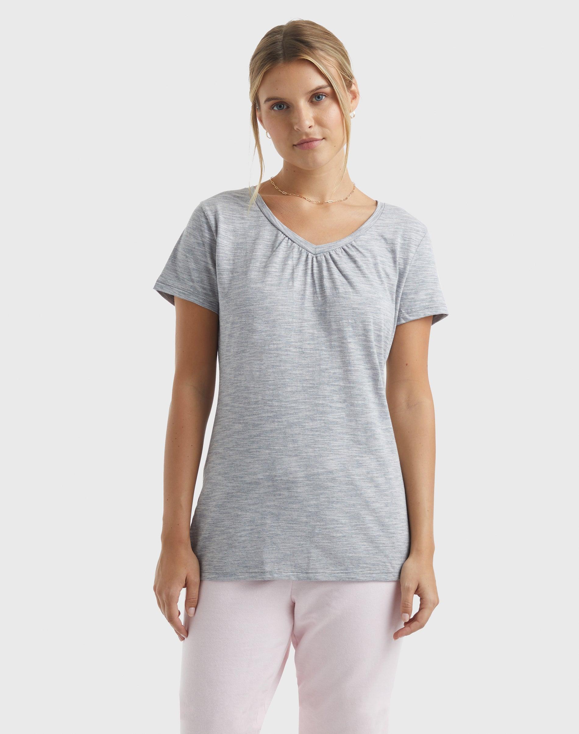 Womens Hanes Graphic Tee Blue Product Image