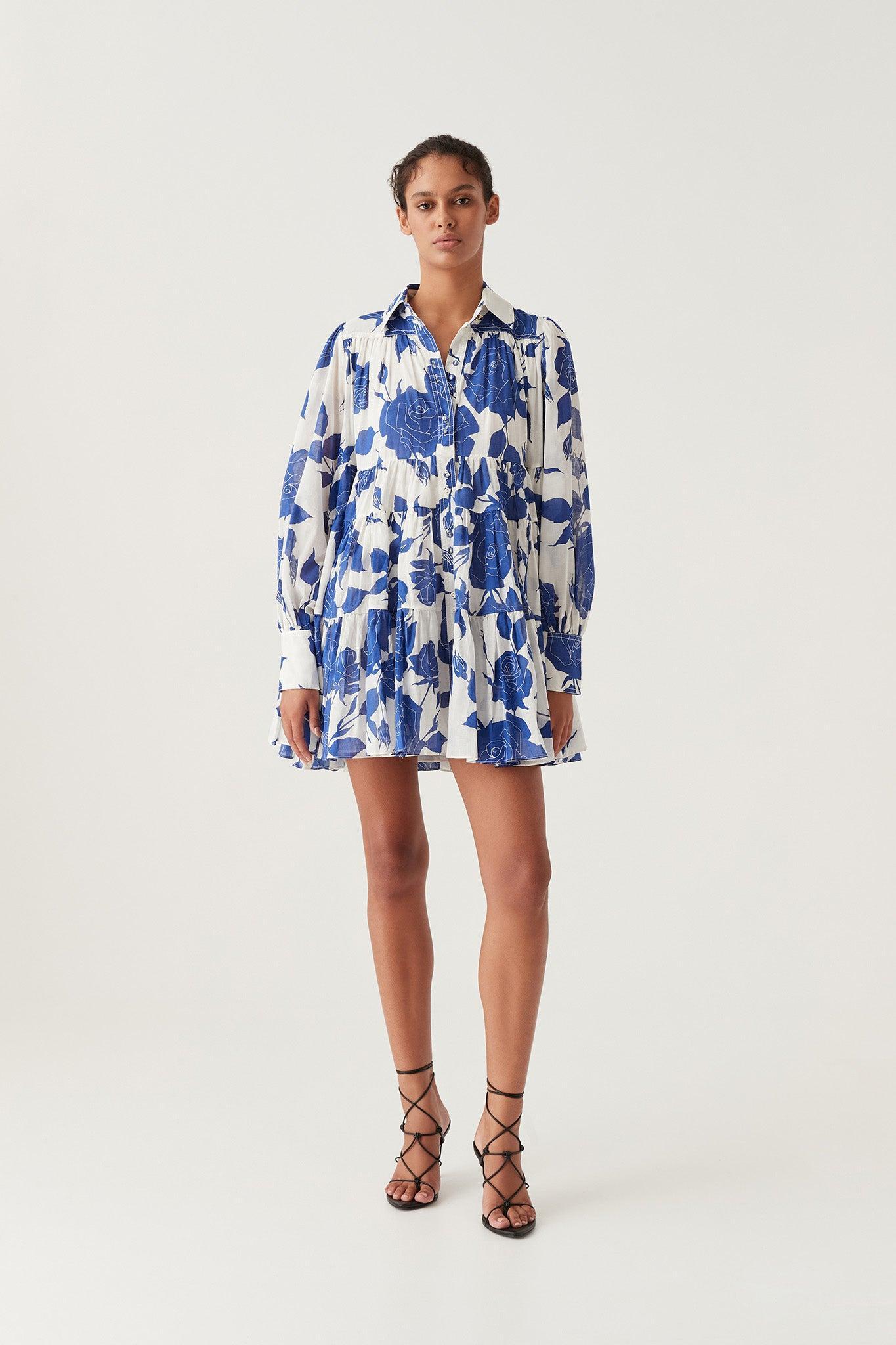 Vie Voile Smock Mini Dress Product Image