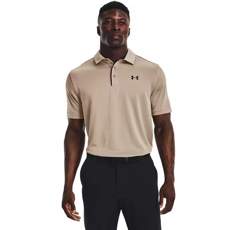 Mens Under Armour Tech Polo Orange Product Image