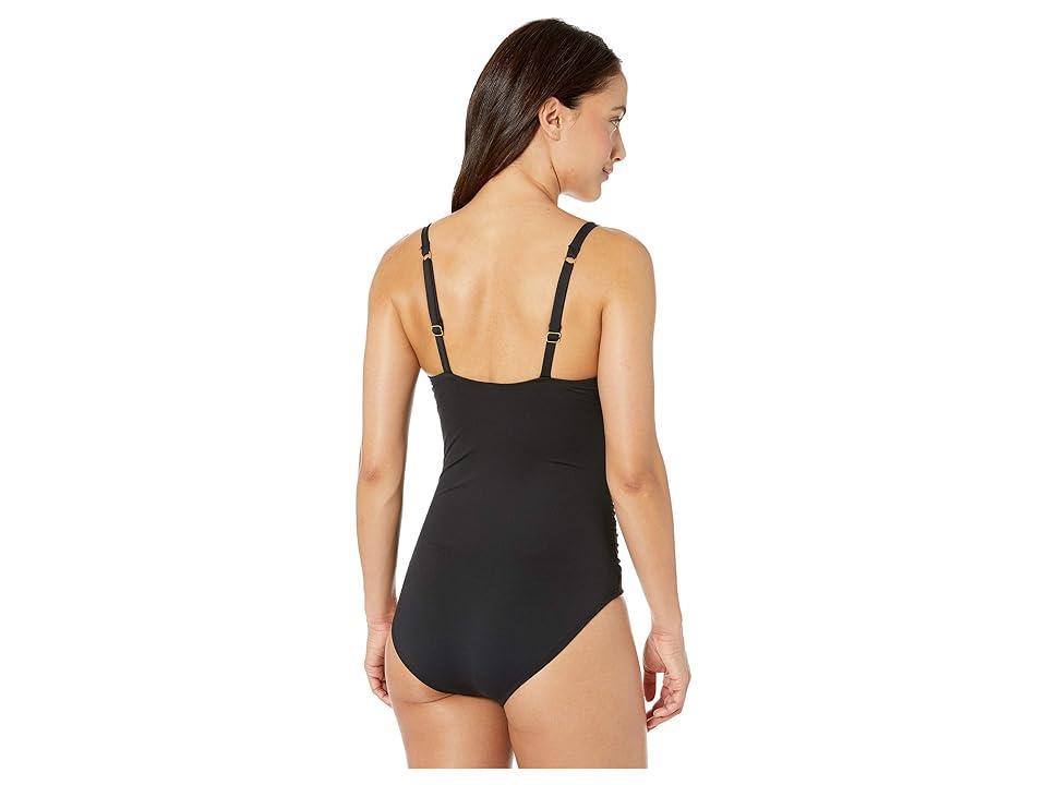 Tommy Bahama Pearl Solid Tummy Control One Piece Swimsuit Product Image