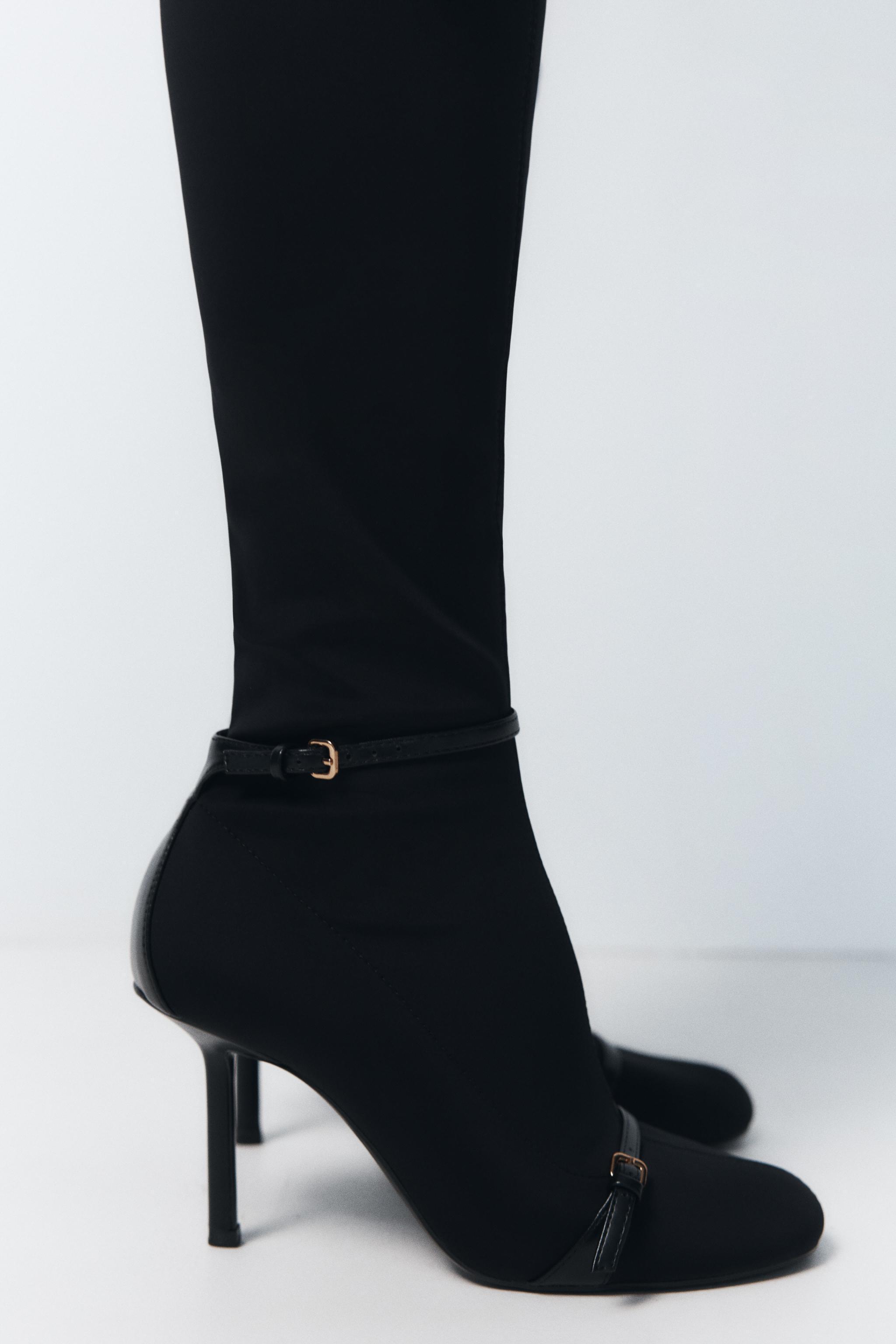 THIN HEEL ANKLE STRAP BOOTS product image