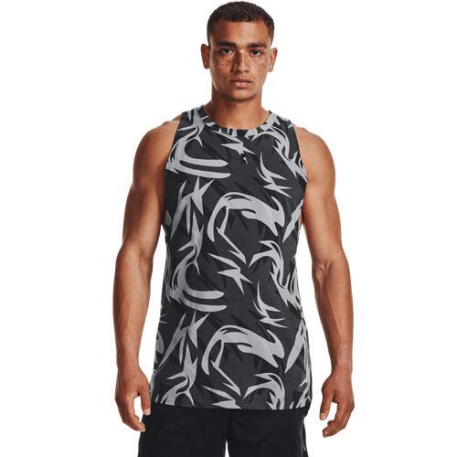 Under Armour Mens Under Armour Baseline Printed Tank - Mens Product Image