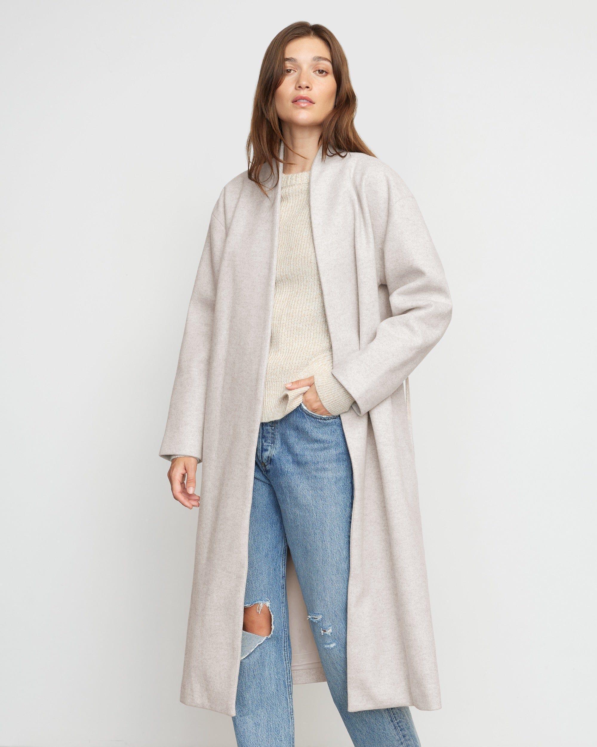 Reagan Oversized Tie-Front Coat Product Image