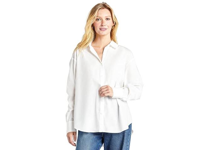 Splendid Avril Side Slit Button-Up Shirt Product Image