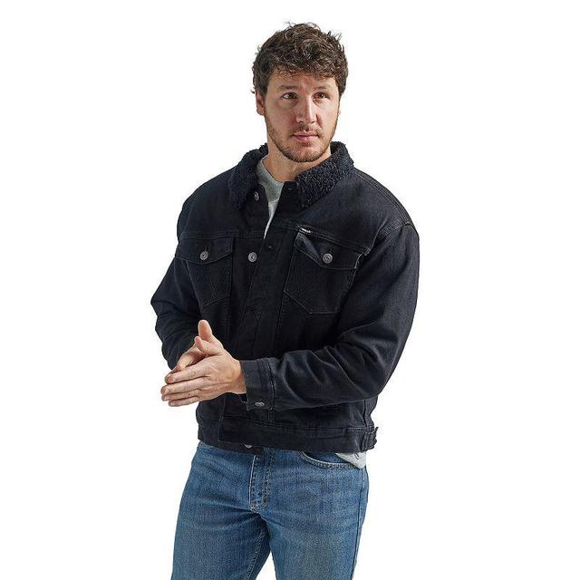 Mens Wrangler Sherpa-Lined Jacket Oxford Product Image