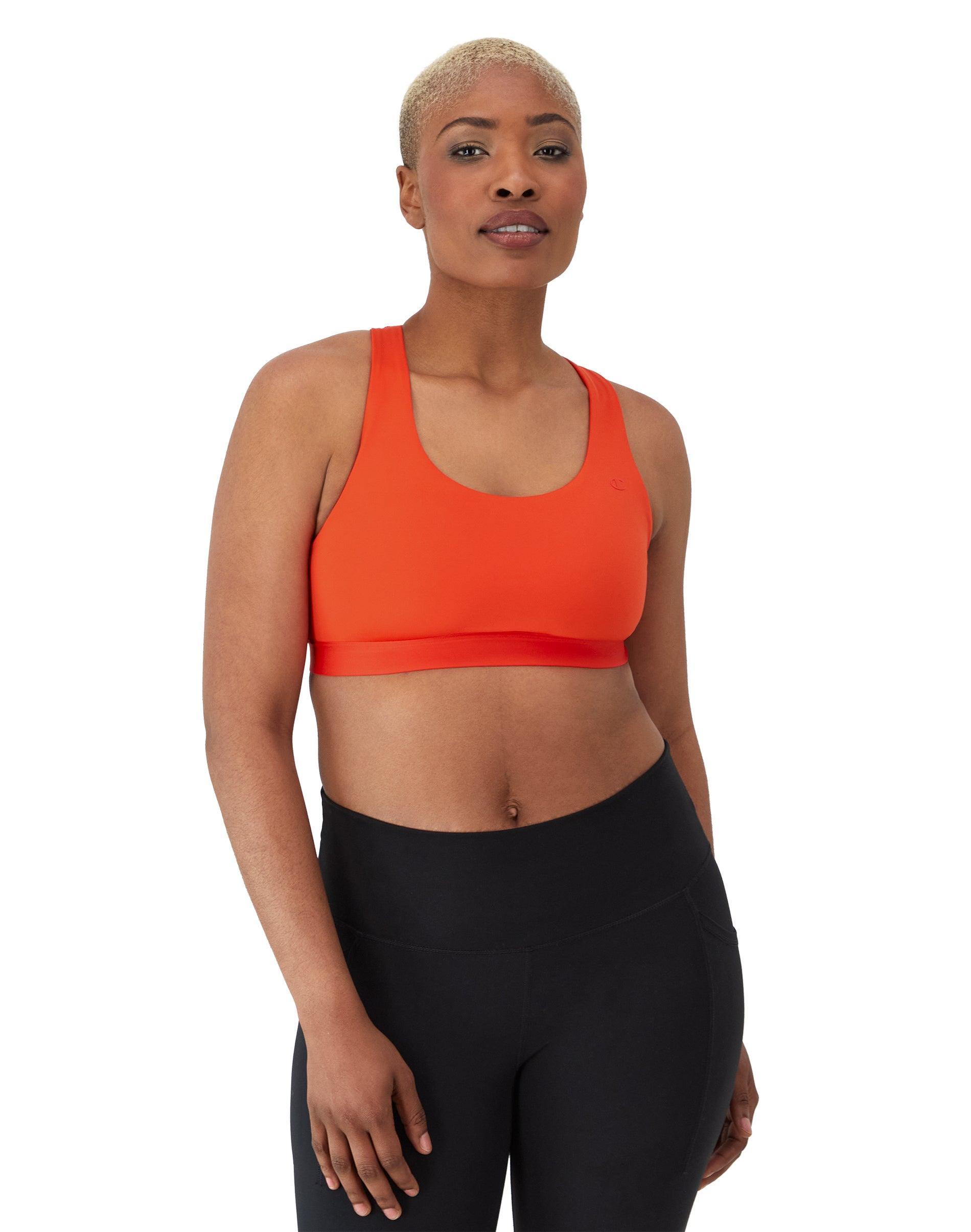 Womens Champion Absolute Sports Bra, C Logo Black L Product Image