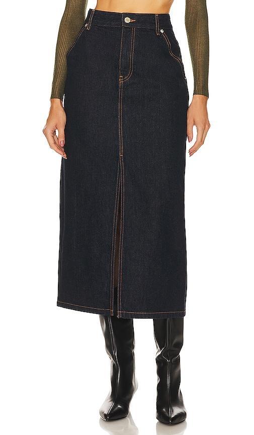 Helmut Lang Slit Midi Skirt Size 28. Product Image