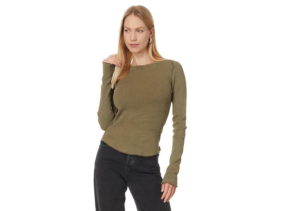 Free People Easy Does It Tee (Military ) Women's Clothing product image