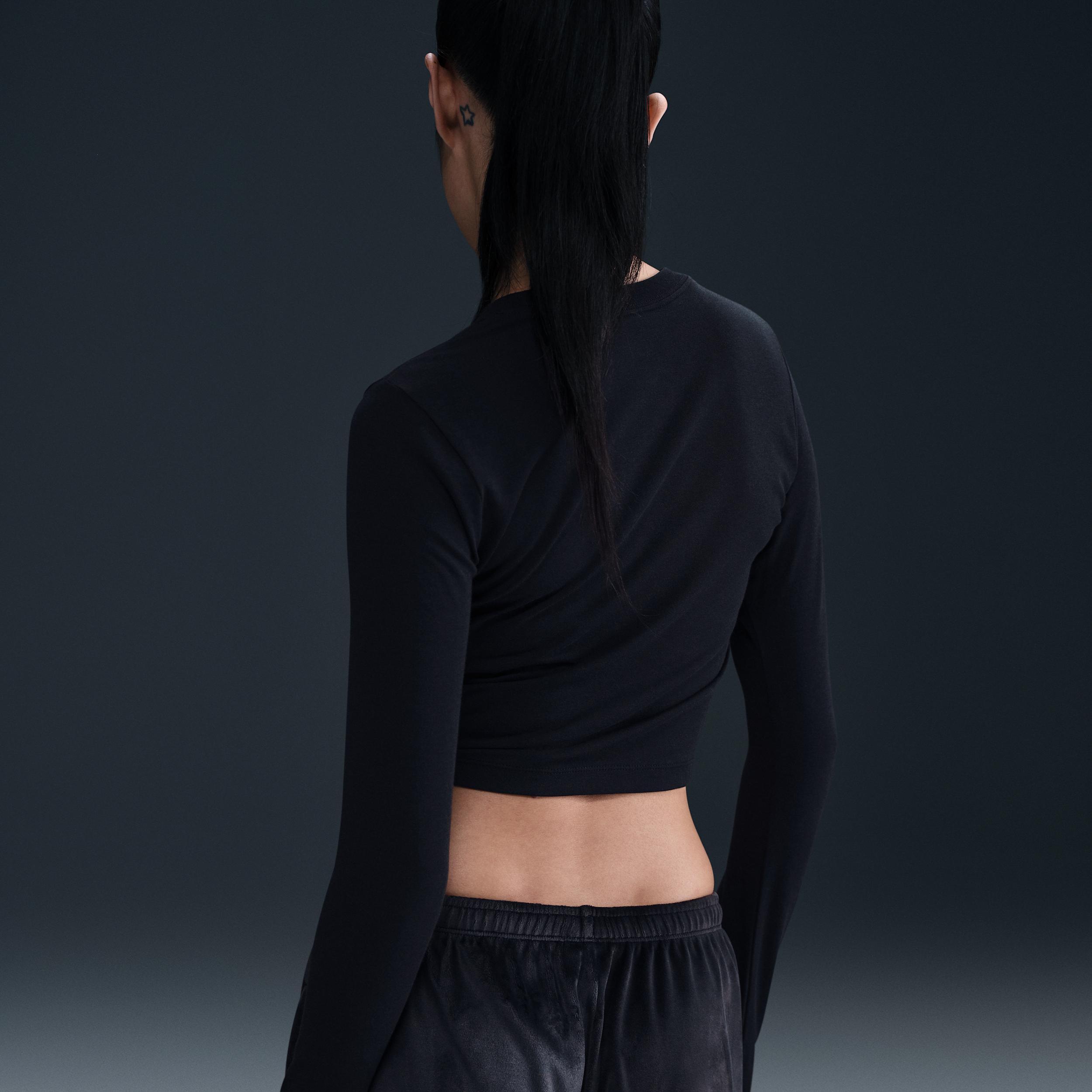 Women's Nike Sportswear Chill Knit Slim Cropped T-Shirt Product Image