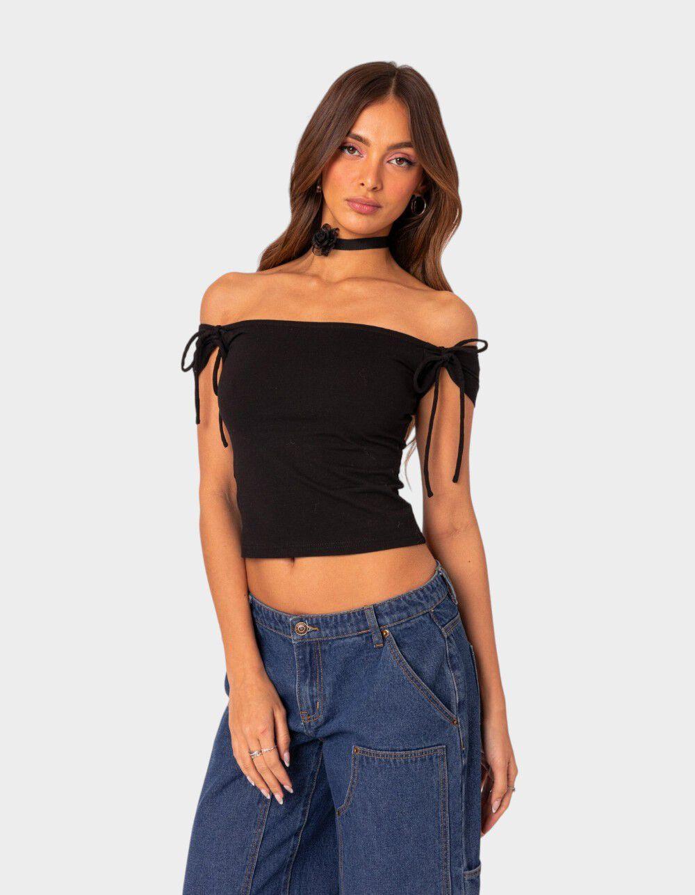 EDIKTED Jess Off Shoulder Top Product Image