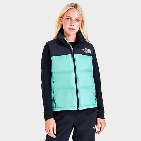 Womens Retro Nuptse Logo Down Vest Product Image