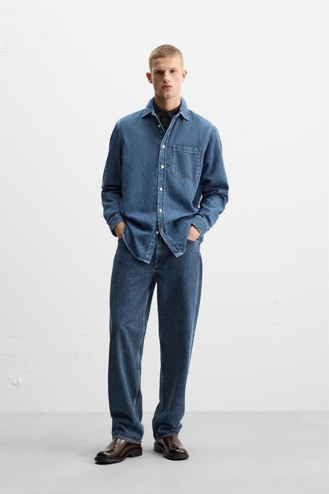 WASHED DENIM SHIRT Product Image