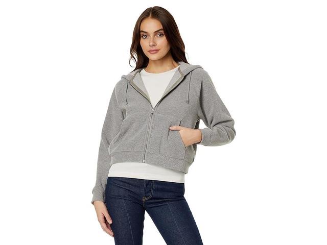 Toad&Co Whitney Terry Zip Hoodie (Light Heather Grey) Women's Clothing Product Image