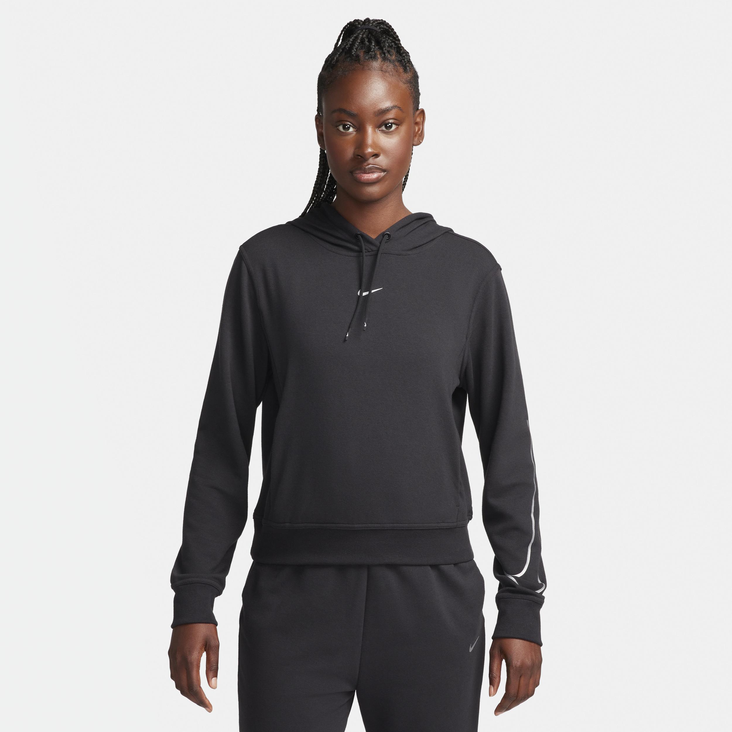 Nike Women's Dri-FIT One French Terry Graphic Hoodie Product Image