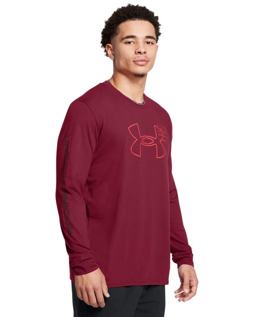 Mens UA Glitch Big Logo Long Sleeve Product Image