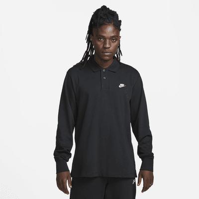 Nike Club Men's Long-Sleeve Knit Polo Product Image