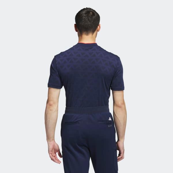 Adi Jacquard Mock Polo Shirt Product Image