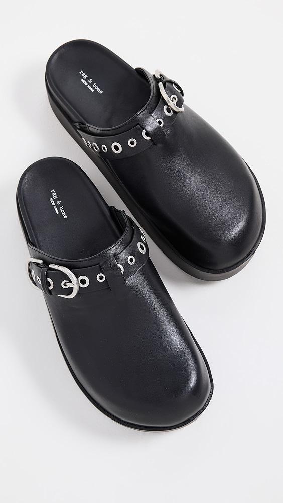 rag & bone Geo Buckle Platform Mules | Shopbop Product Image