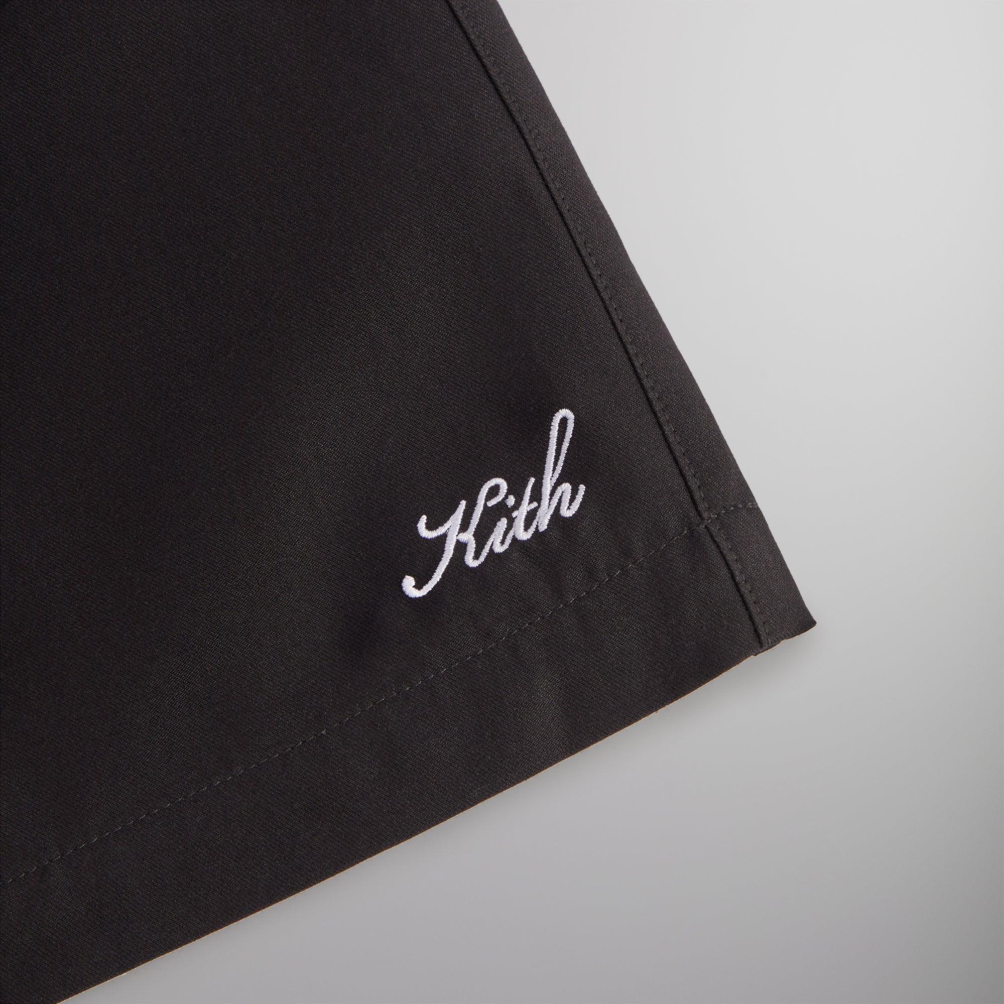 Kith Silk Cotton Active Short - Black Male Product Image