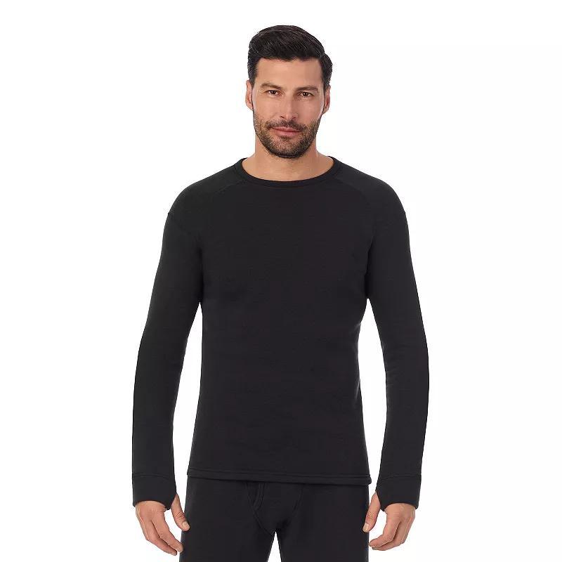 Mens Cuddl Duds Heavyweight ThermaBlend Performance Base Layer Crew Top Grey Heather Product Image