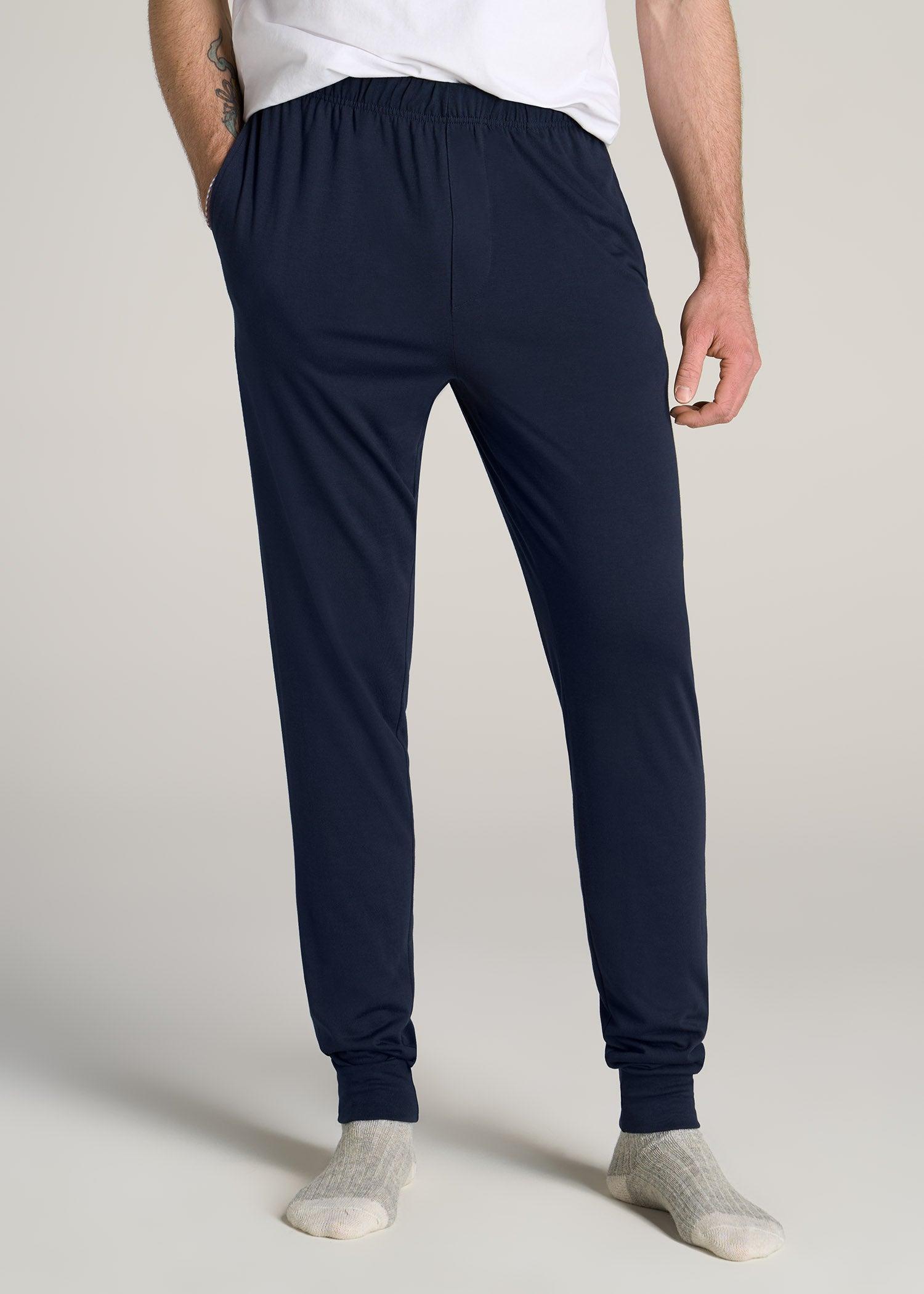 Lounge Pant Joggers for Tall Men in Navy Product Image