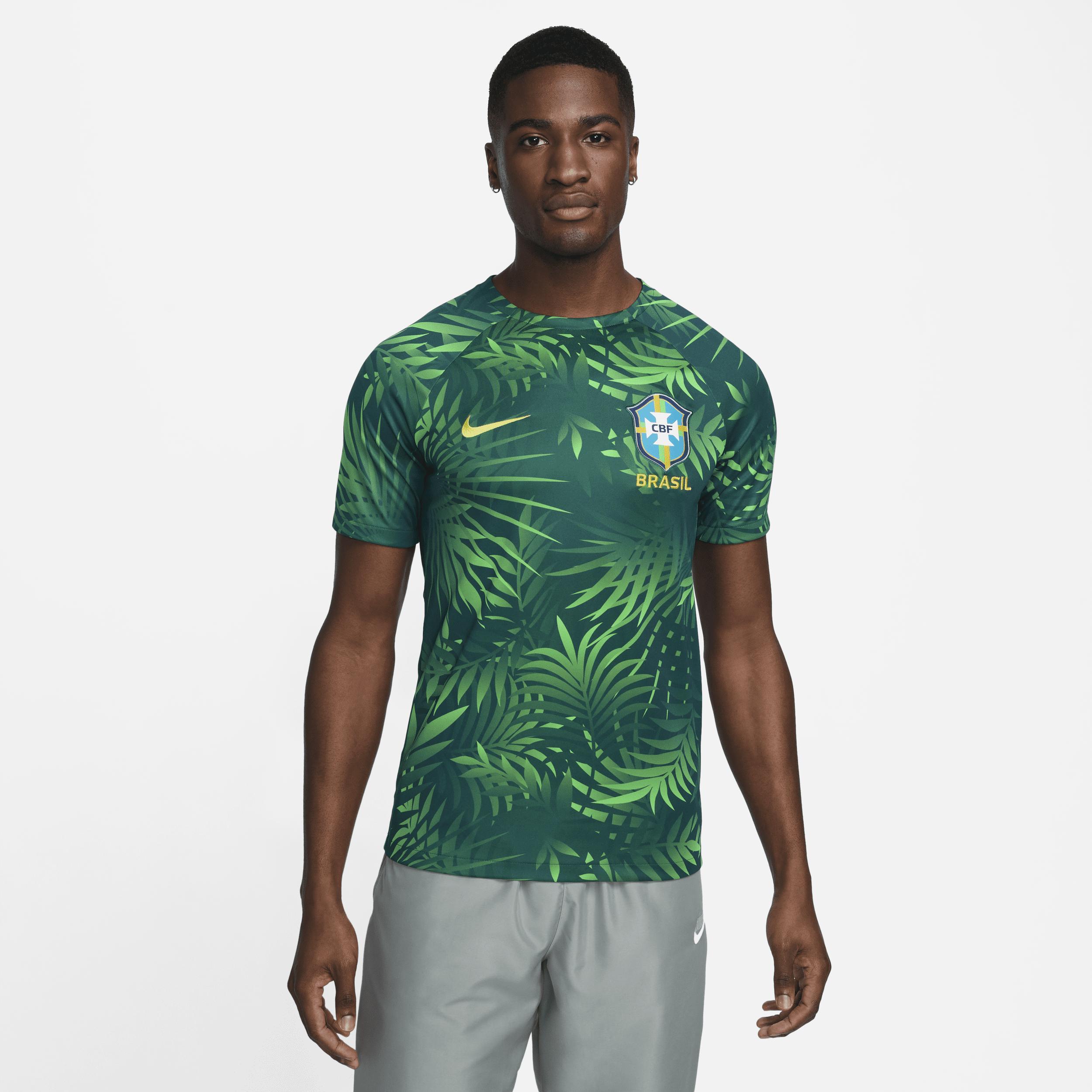 Brazil Academy Pro Nike Men's Dri-FIT Pre-Match Soccer Top Product Image