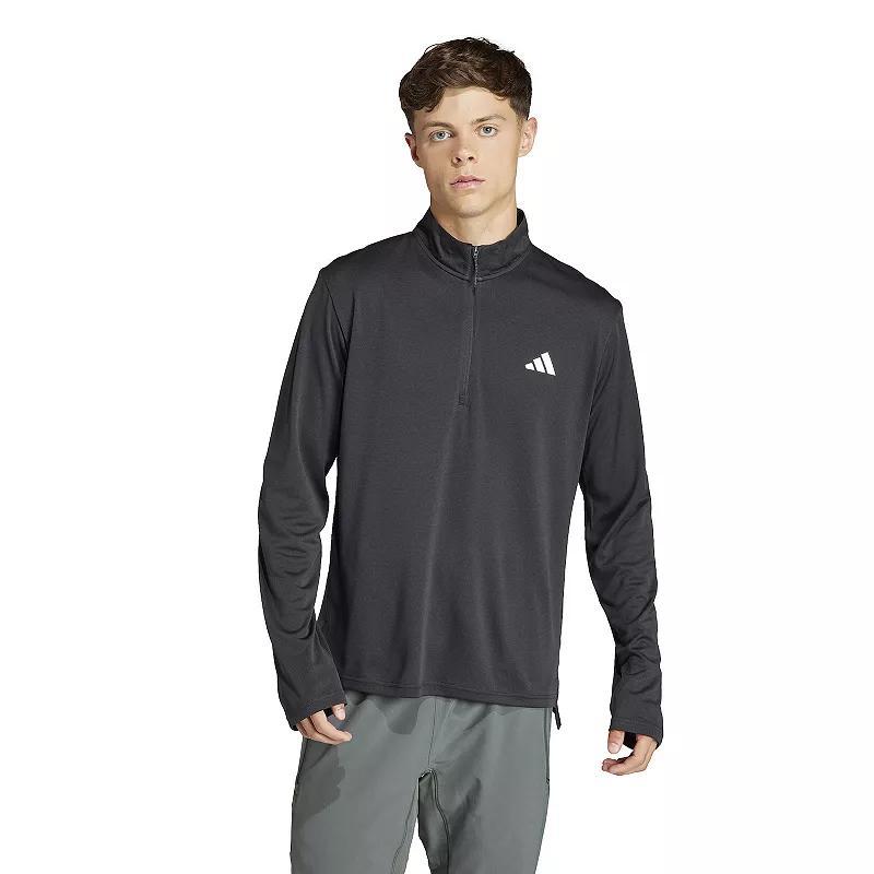 Mens adidas Train Essentials Quarter-Zip Pullover Product Image