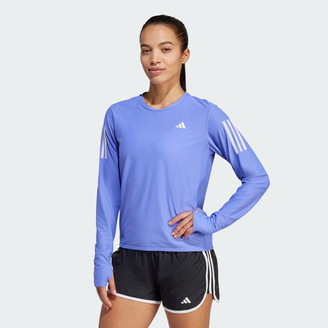 Womens adidas Own The Run Long-Sleeve T-Shirt Product Image