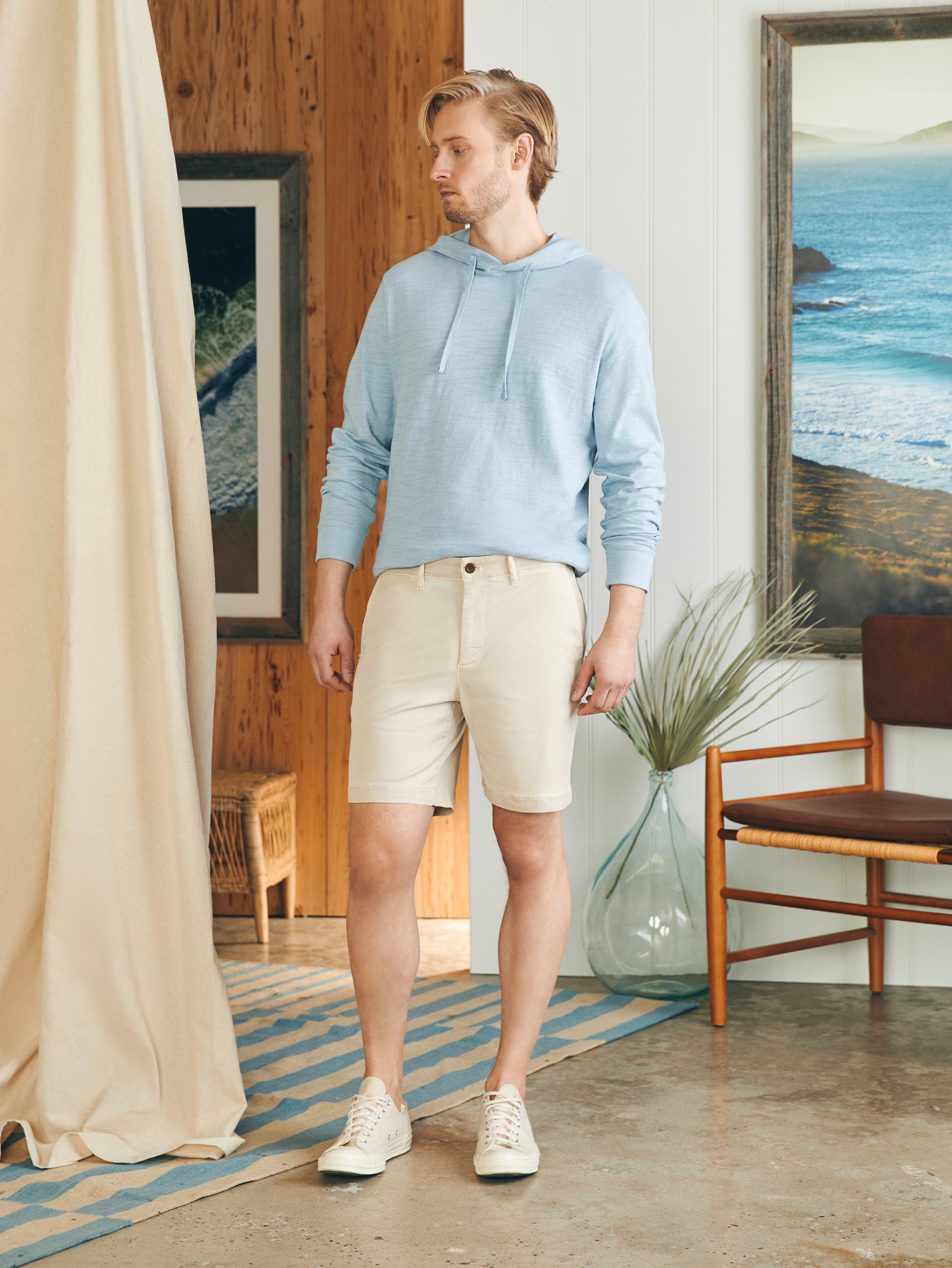 Coastline Stretch Chino Short (8" Inseam) - Stone Male Product Image