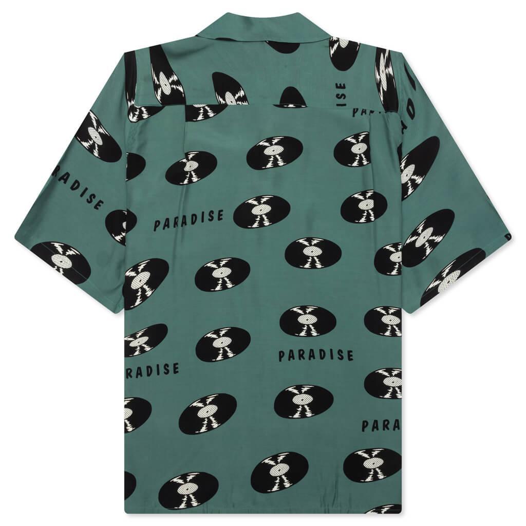 Hawaiian S/S Shirt Type-4 - Green Male Product Image