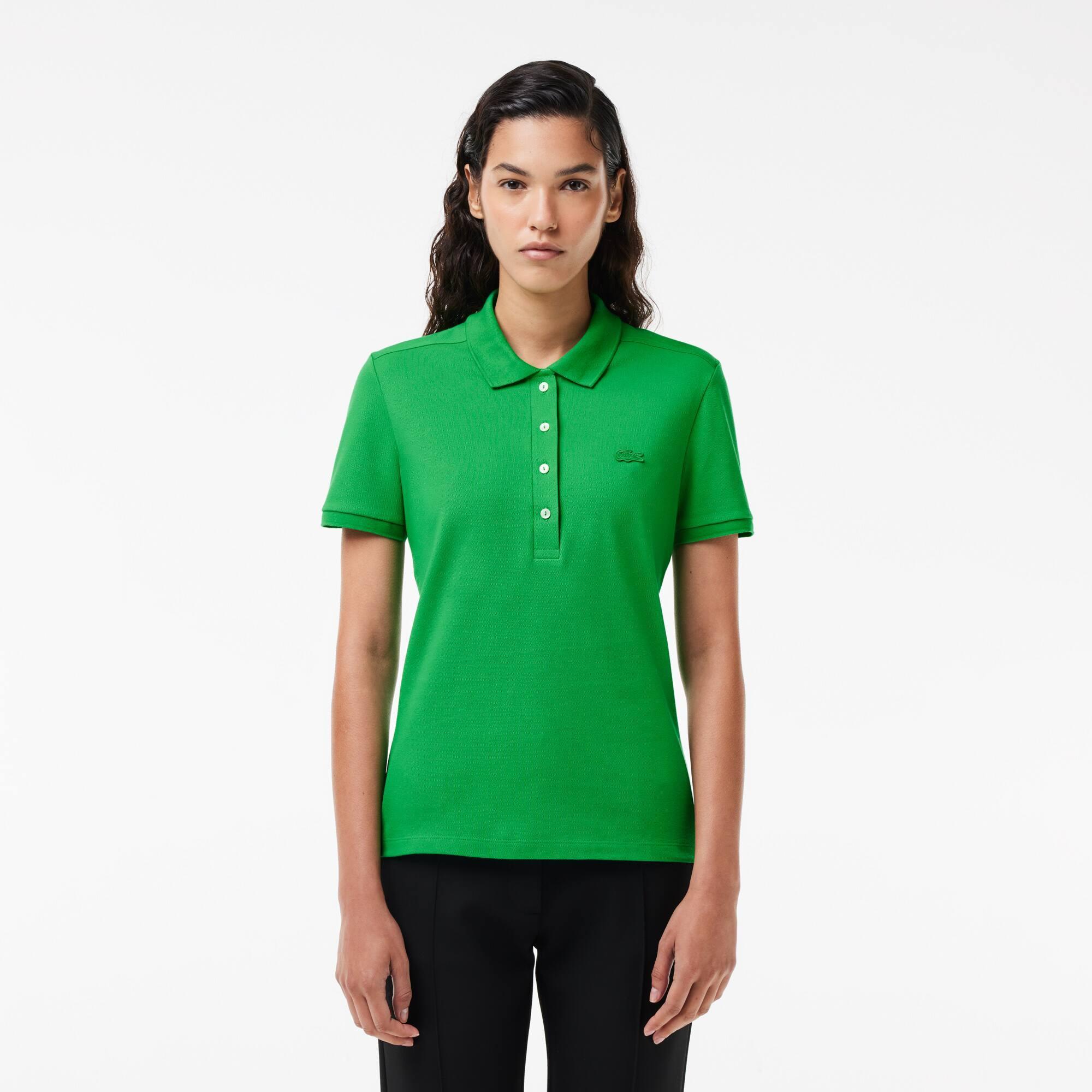 Women's L.12.D Slim Fit Stretch Mini Piqué Polo  Product Image