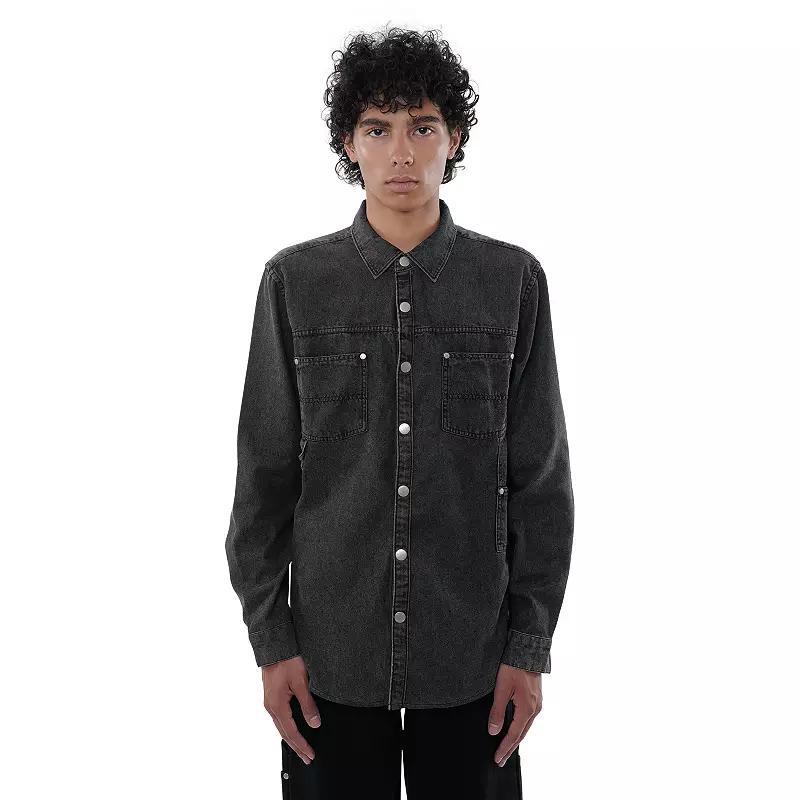 WeSC America Inc Men's Acid Wash Carpenter Overshirt Product Image