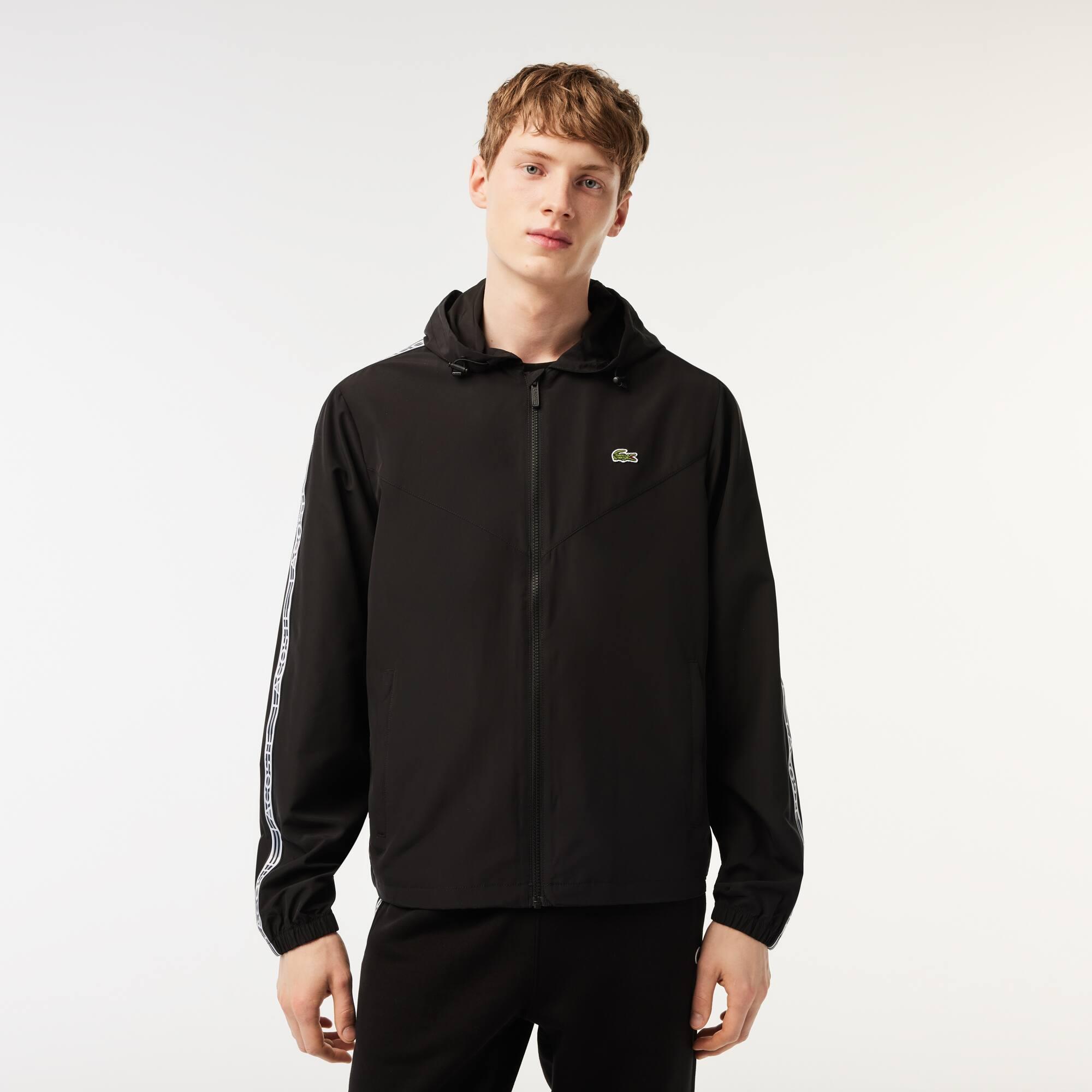 Men’s Lacoste Short Recycled Polyester Track Jacket Product Image