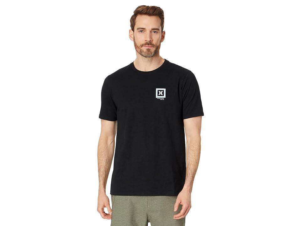 Hurley Mens Evd H2O-dri Box Third Slub Short Sleeve T-shirt Product Image