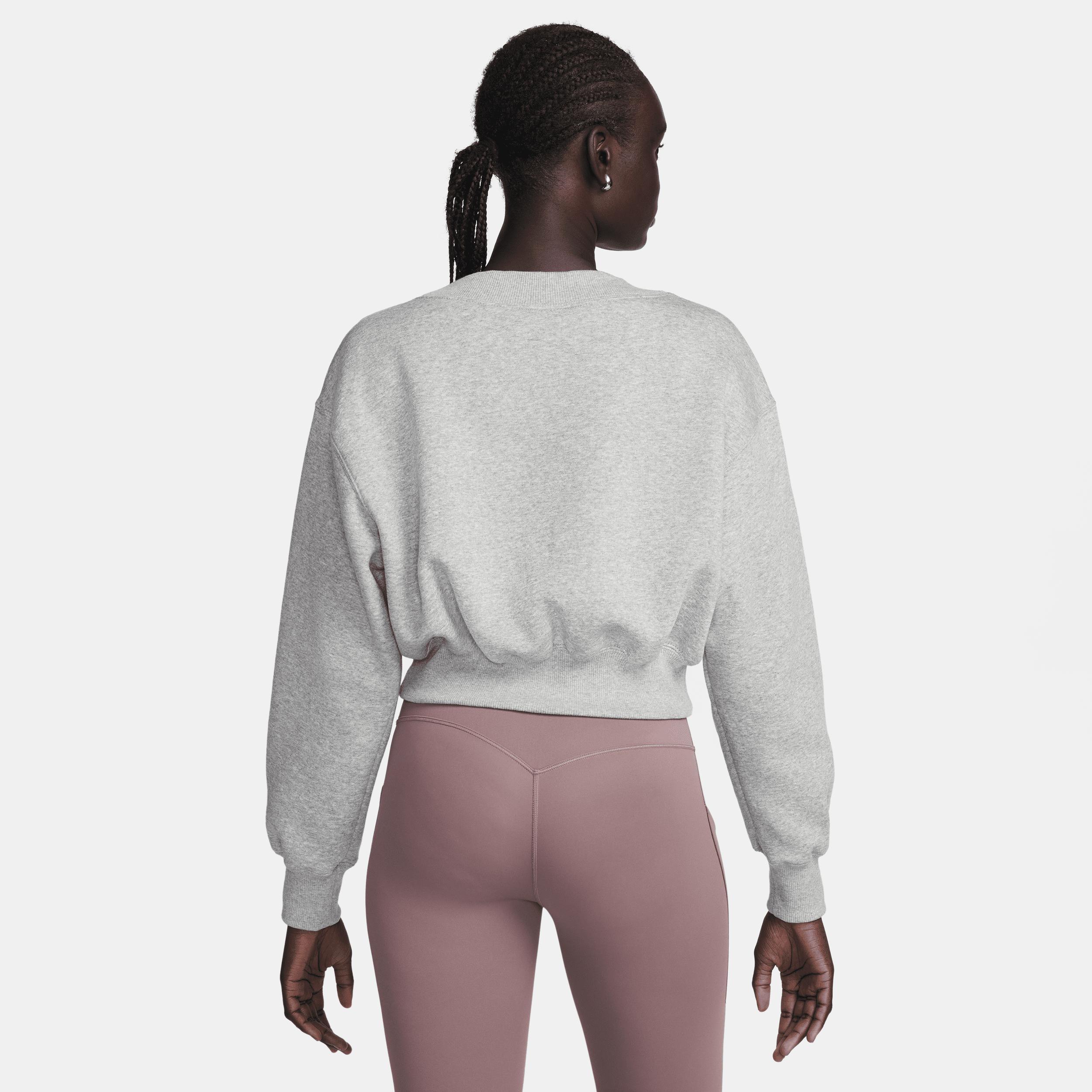 Women's Nike Sportswear Phoenix Fleece Cropped V-Neck Top Product Image