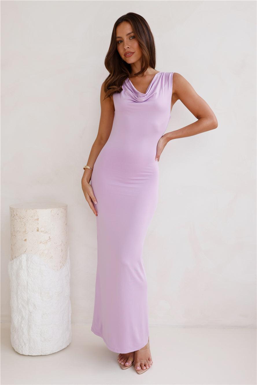 Realistic Dream Maxi Dress Lilac Product Image