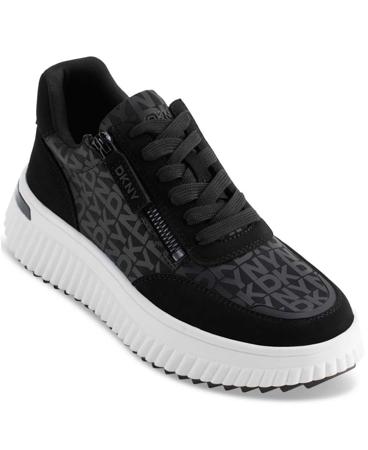 Dkny Womens Lissa Logo Platform Sneakers Product Image