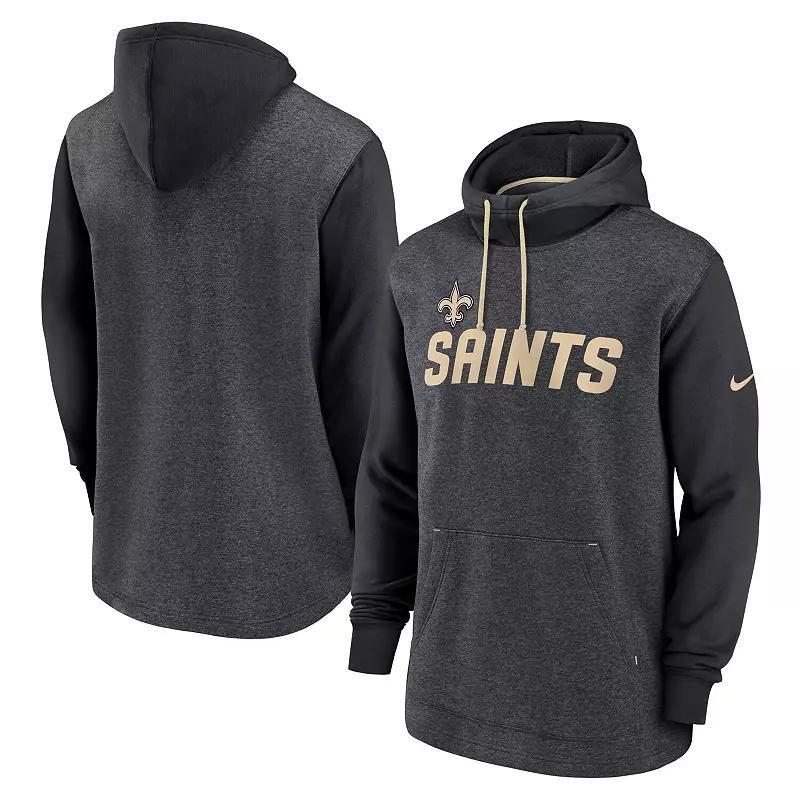 Mens Nike Heathered Charcoal/Black Arizona Cardinals Surrey Legacy Pullover Hoodie Product Image