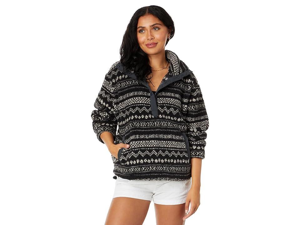 Rip Curl La Isla Polar Fleece Pullover (Washed ) Women's Clothing Product Image