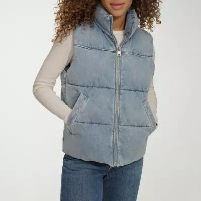 G Iii Leather Fashions Inc Denim Midweight Puffer Jacket Product Image