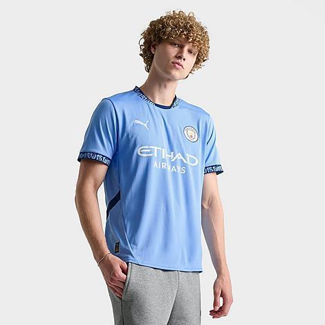 Puma Mens Manchester City 24-25 Home Replica Soccer Jersey Product Image