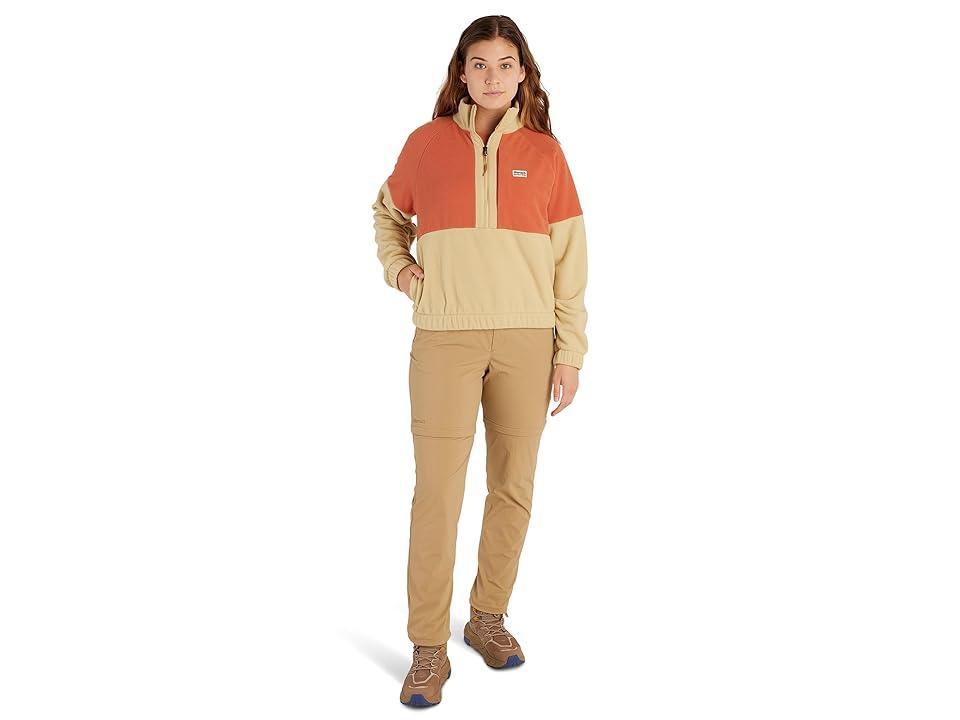 Marmot Retro Rocklin 1/2 Zip (Light Oak/Auburn) Women's Coat Product Image