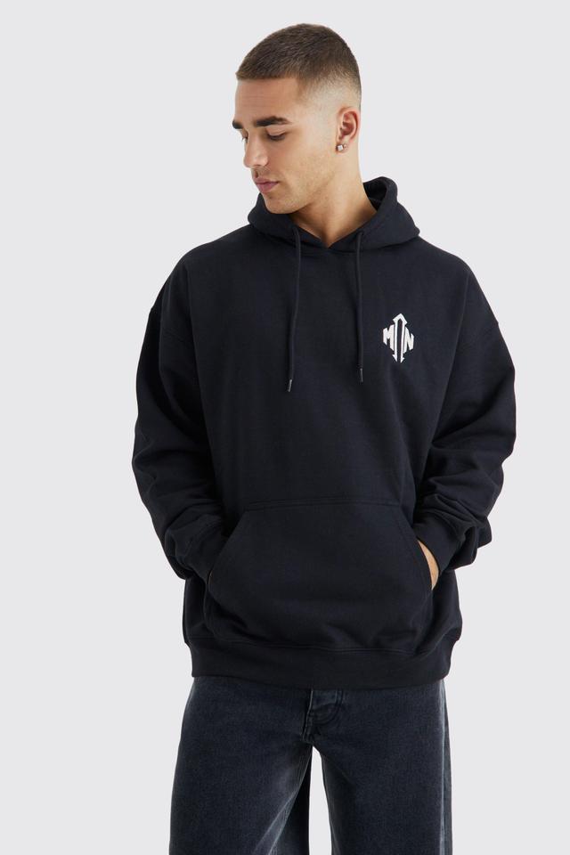 Oversized Man Embroidered Hoodie | boohooMAN USA Product Image