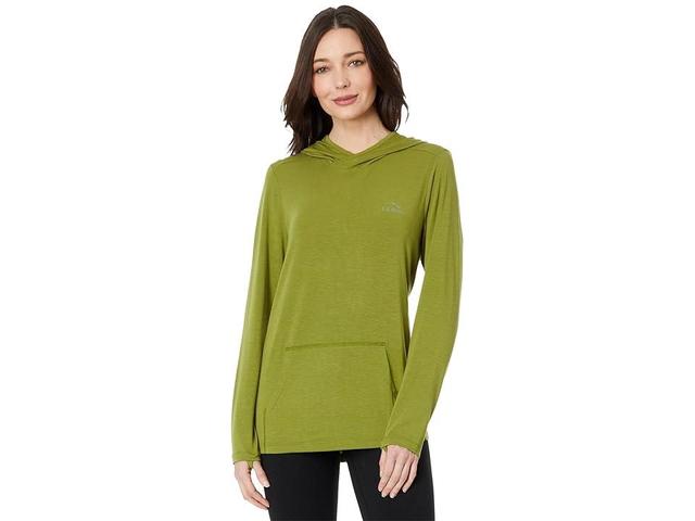 L.L.Bean Tropicwear Comfort Hoodie (Fern) Women's Clothing Product Image