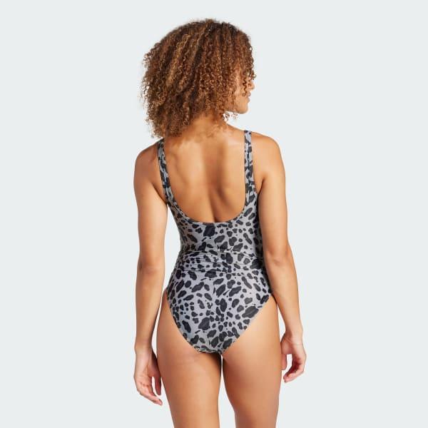 Essentials Animal Print U-Back Swimsuit Product Image