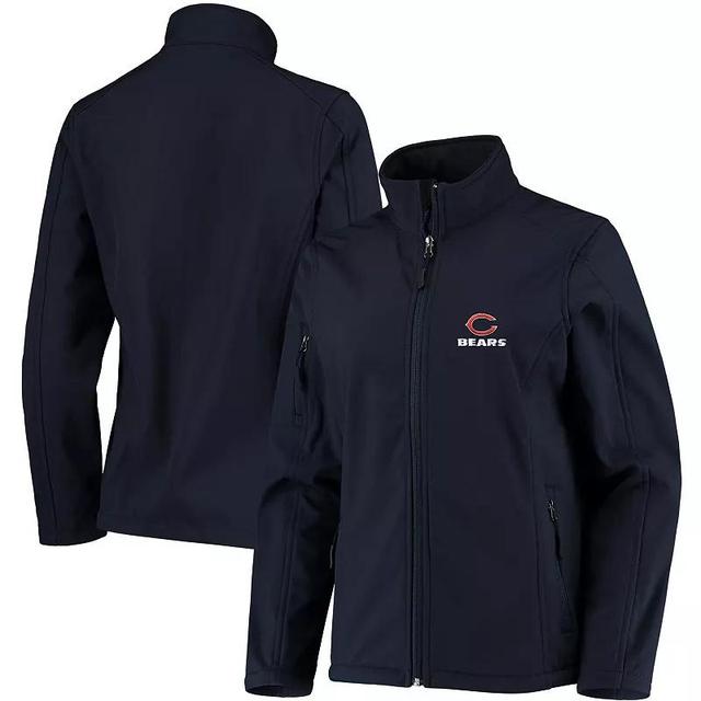 Womens Chicago Bears Full-Zip Sonoma Softshell Jacket Blue Product Image