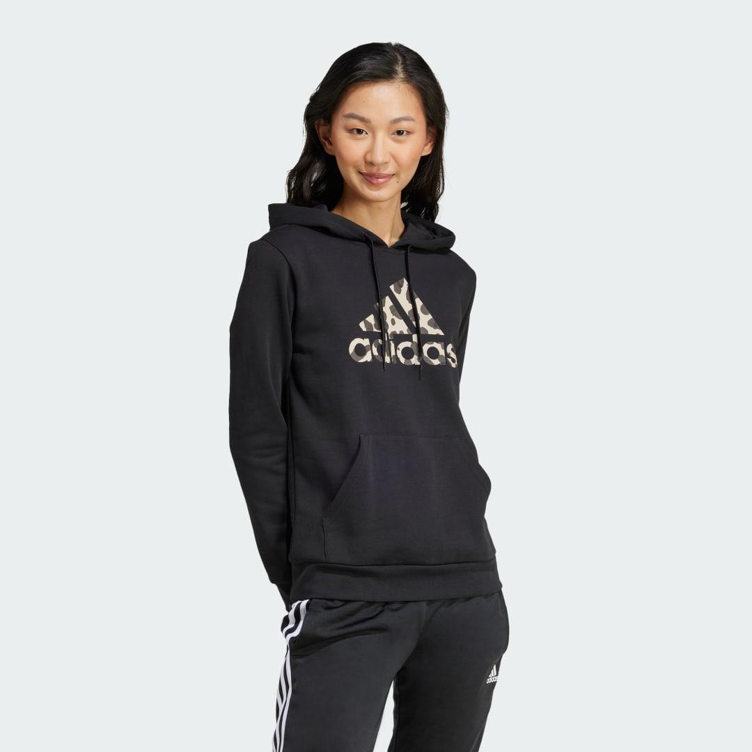 adidas Animal Graphic Hoodie Clay Brown XL Womens product image