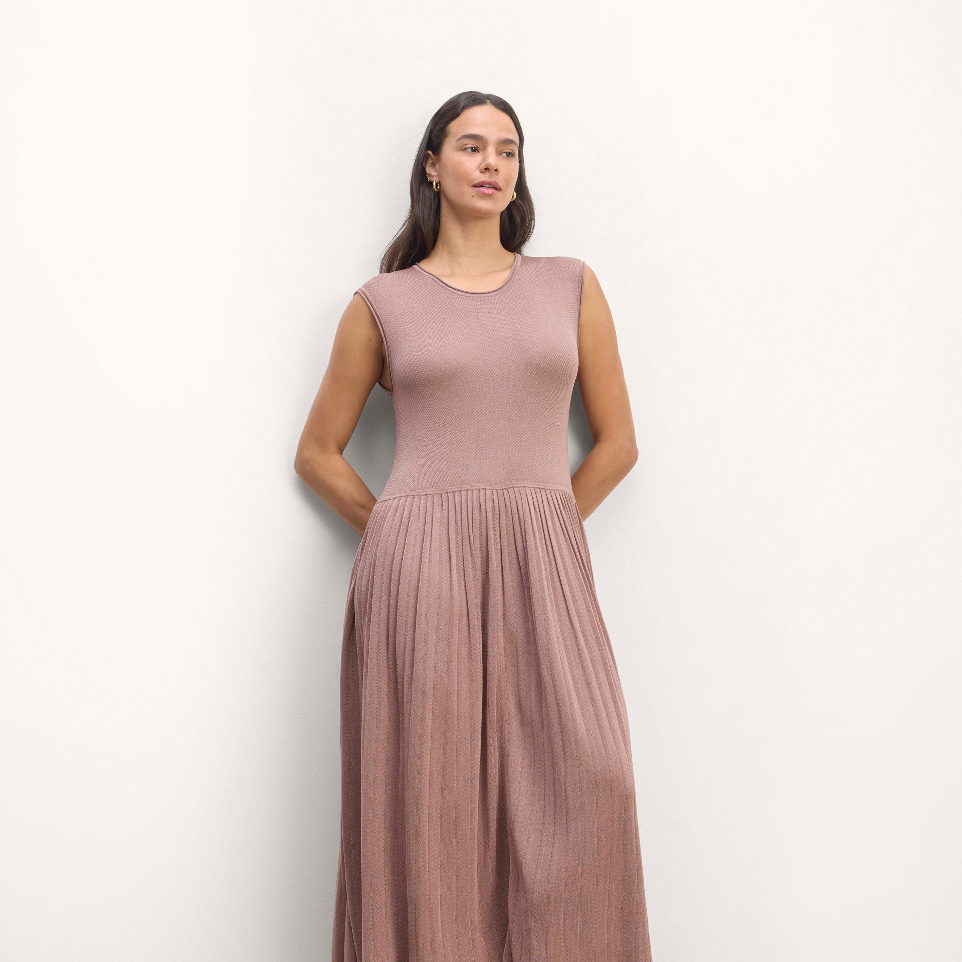 The Knit Pleated Dress Product Image