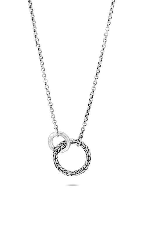 John Hardy Classic Chain Hammered Ring Pendant Necklace Product Image